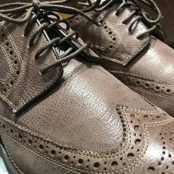 Cole Haan | Shoes | Cole Haan Taupe Wingtips Sz 9 | Poshmark display picture 2